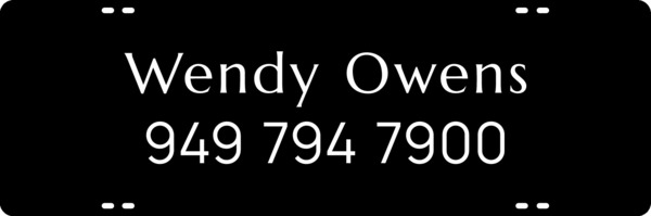 Agent Sign Rider, 8h x 24w, Steel