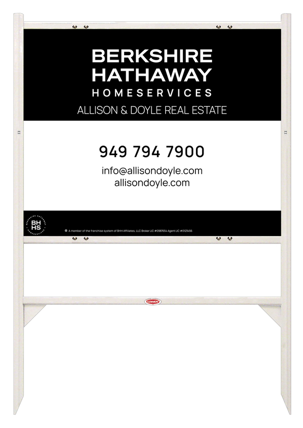 Angle Iron Frame and Office Sign Panel Unit, 24h x 30w, Steel