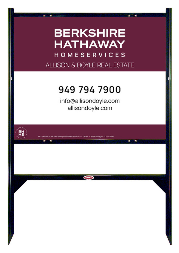 Angle Iron Frame and Office Sign Panel Unit, 24h x 30w, Steel