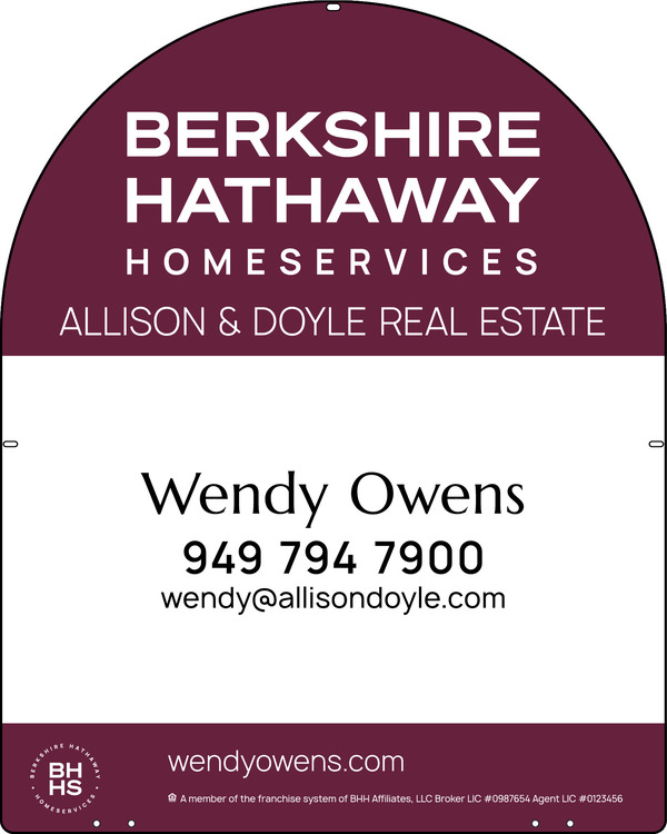 Arc Top Agent Sign Panel, 30h x 24, Steel