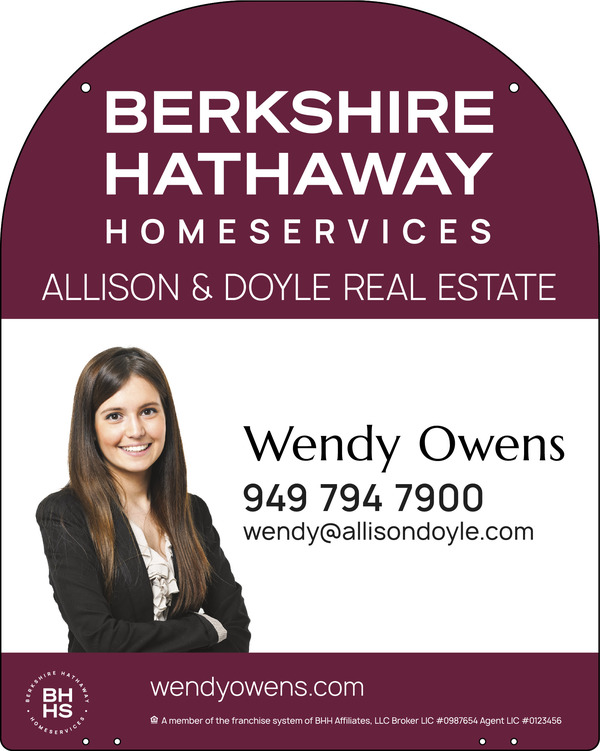 Hanging Yard Arm Dome Cut Out Photo Sign Panel, 30h x 24w, 3mm Aluminum Composite