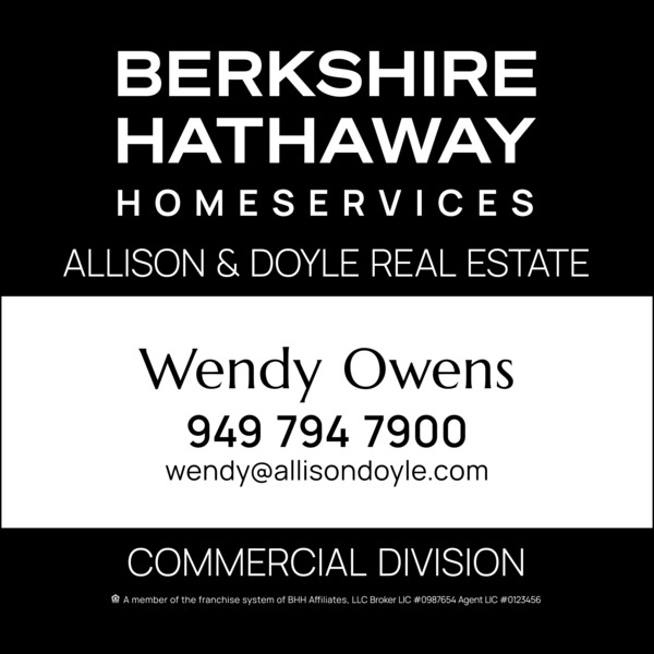 Commercial Division Agent Sign Panel, DF,  48h x 48w, 3mm Aluminum Composite