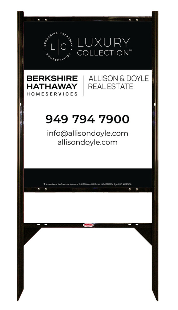 Angle Iron Frame and Office Sign Panel Unit, 30h x 24w, Steel