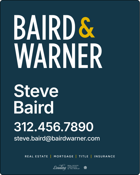 Stakced Agent Name Sign Panel, 30h x 24w, 3MM Aluminum Composite