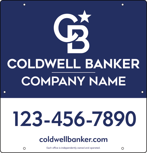 Office Hanging Sign Panel, 25h x 24w, Steel