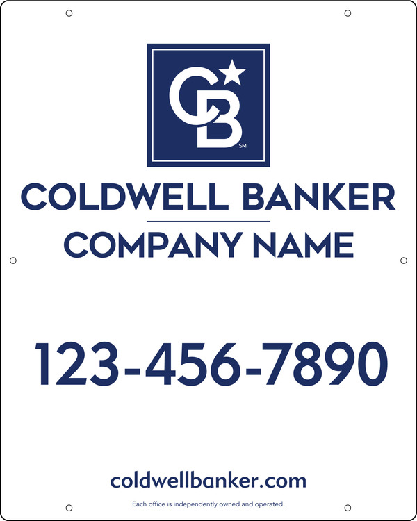 Office Hanging Sign Panel, 30h x 24, .063 Aluminum