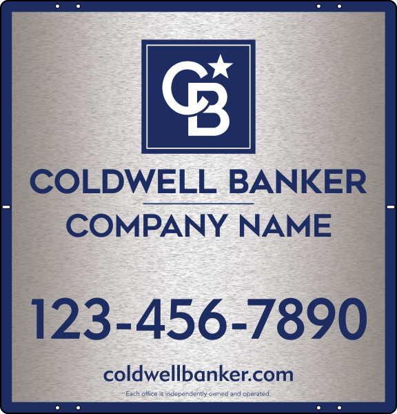 Office Sign Panel, 25h x 24w, 3MM Brushed Aluminum Composite