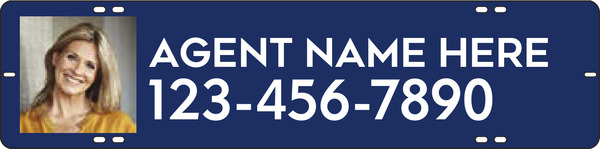 Agent Photo Sign Rider, 6h x 24w, Steel