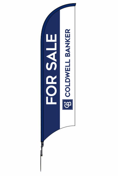 Real Estate FOR SALE FEATHER FLAG AND POLE, 12-foot