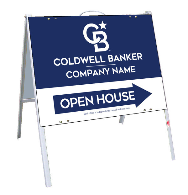 A-Frame and Office Open House Sign Panel Unit, 18h x 24w, .050 Poly