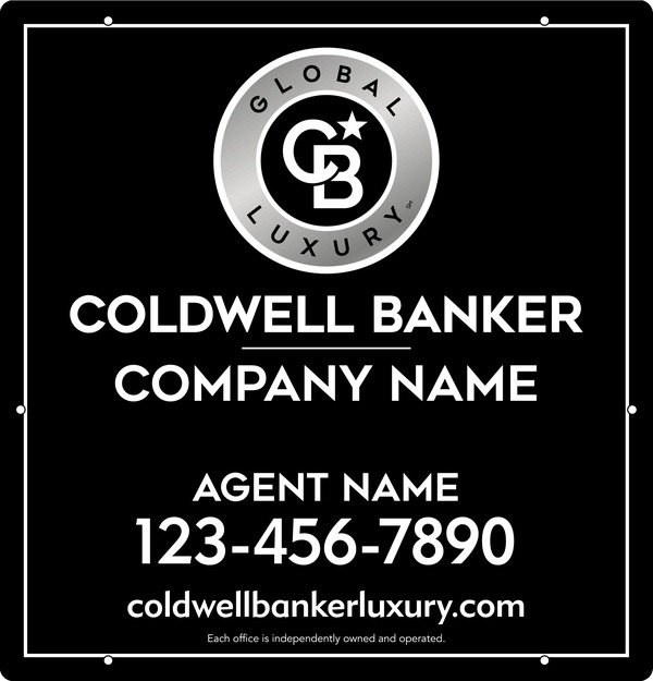 Agent Hanging Sign Panel, 25h x 24w, .063 Aluminum