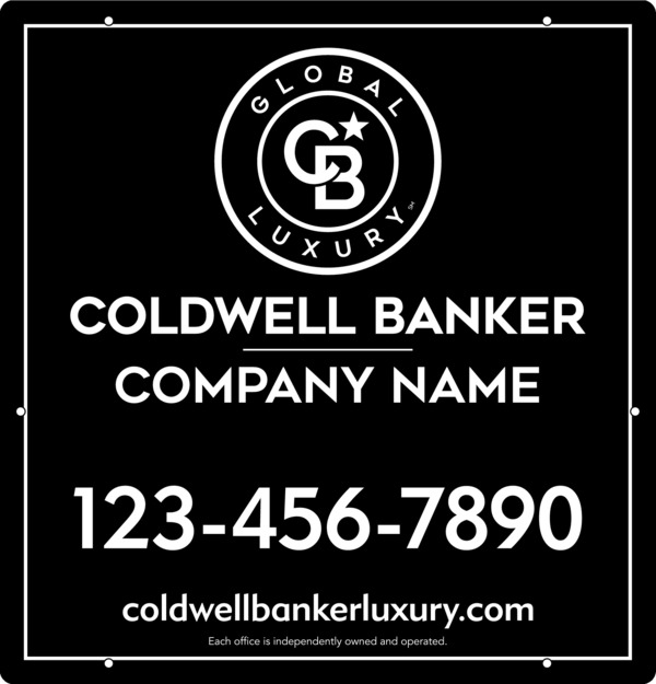 Office Hanging Sign Panel, 25h x 24w, .063 Aluminum