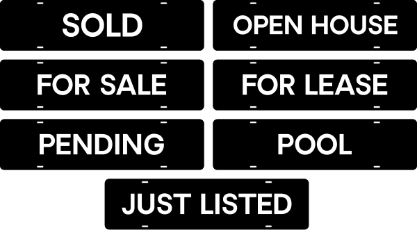 Steel Message Riders 6x24 Variety - Century 21 | Lowen Sign