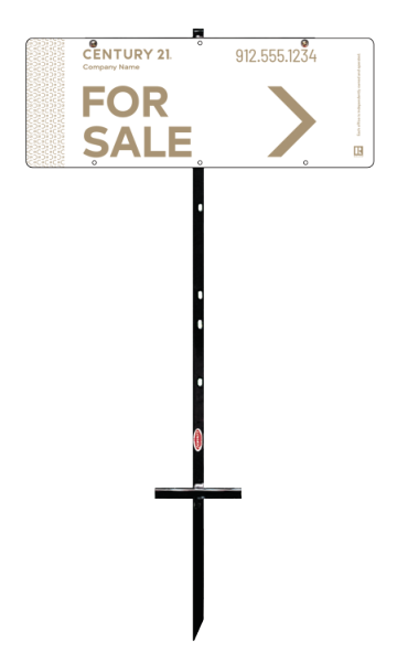 T-Stake Directional For Sale Unit 9x24 - Century 21 | Lowen Sign