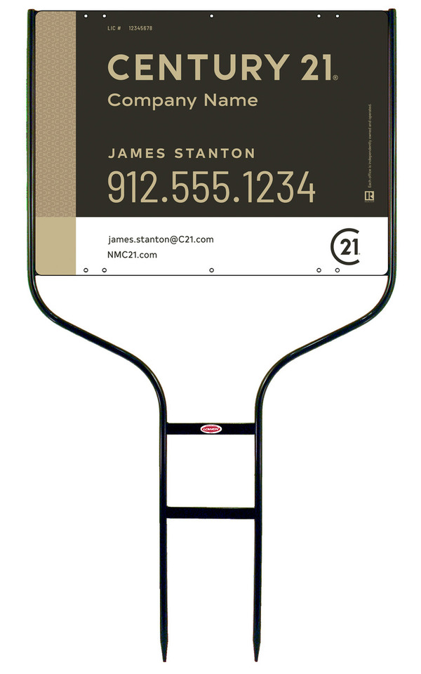 Round Rod Frame and Sign Panel Unit, 18h x 24w