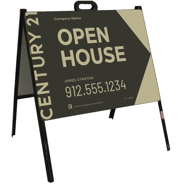 Steel Open House A-Frame Unit 18x24 - Century 21 | Lowen Sign