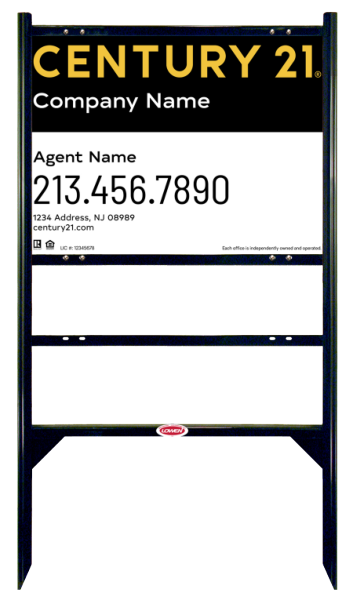 Thor Frame 18x24 Steel Single Rider Distinctive Property - Century 21 | Lowen Sign