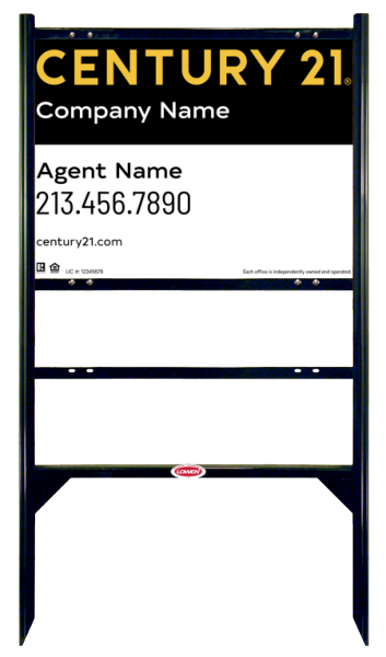 Thor Frame 18x24 Steel Single Rider Elite Standard - Century 21 | Lowen Sign