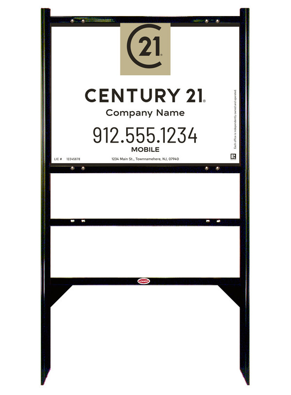 Thor Frame 18x24 Aluminum Composite Single Rider Executive Office - Century 21 | Lowen Sign