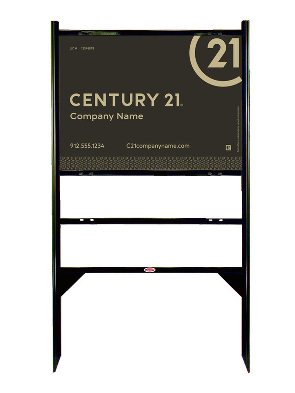 Thor Frame 18x24 Aluminum Composite Single Rider Signature  - Century 21 | Lowen Sign