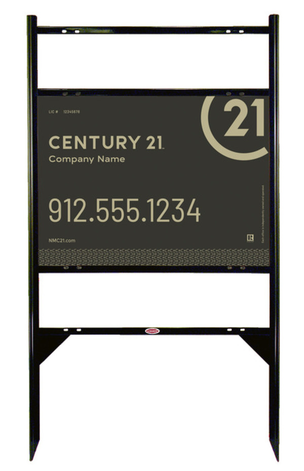 Thor Frame Unit 18x24 Steel Dual Rider Premier  - Century 21 | Lowen Sign