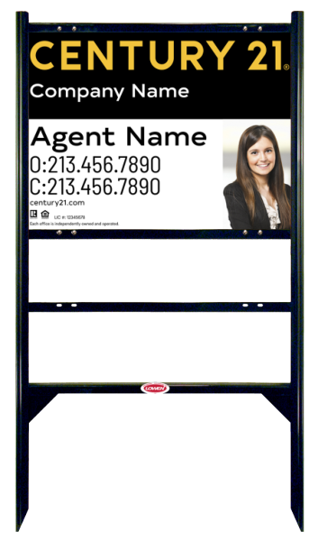 Thor Frame 18x24 Steel  White - Century 21 | Lowen Sign