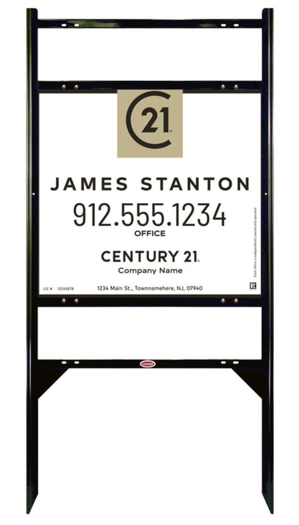 Thor Frame Unit 22x24 Steel Agent Centric - Century 21 | Lowen Sign