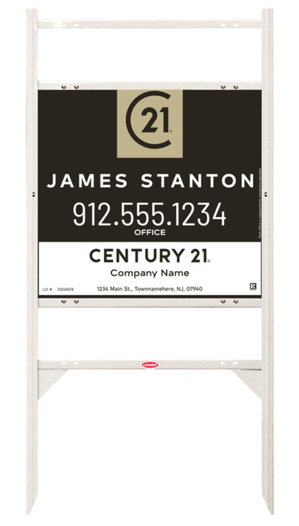 Thor Frame Unit 22x24 Steel Agent Centric Gold - Century 21 | Lowen Sign