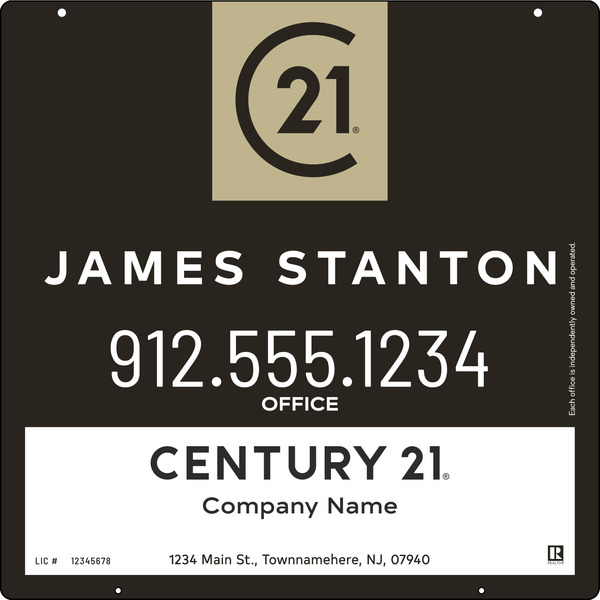 Aluminum Composite Agent Centric Hanging Panel 24x24 - C21