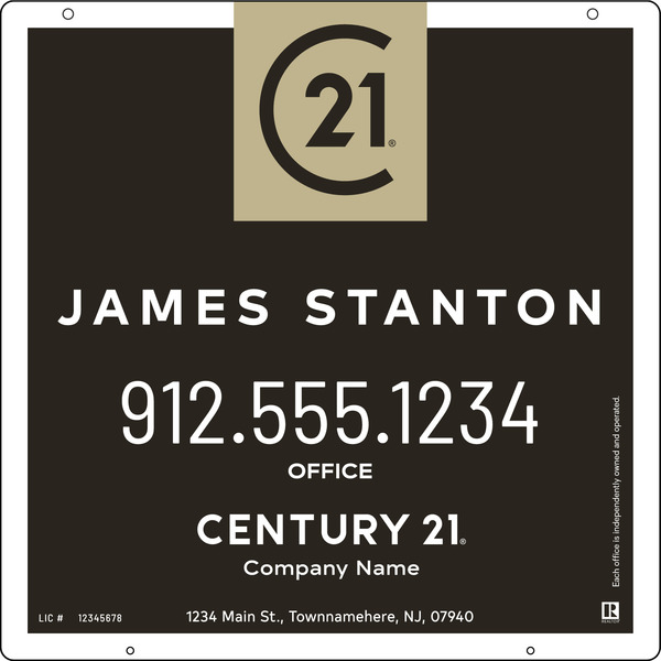 Aluminum Composite Agent Centric Hanging Panel 24x24 - C21