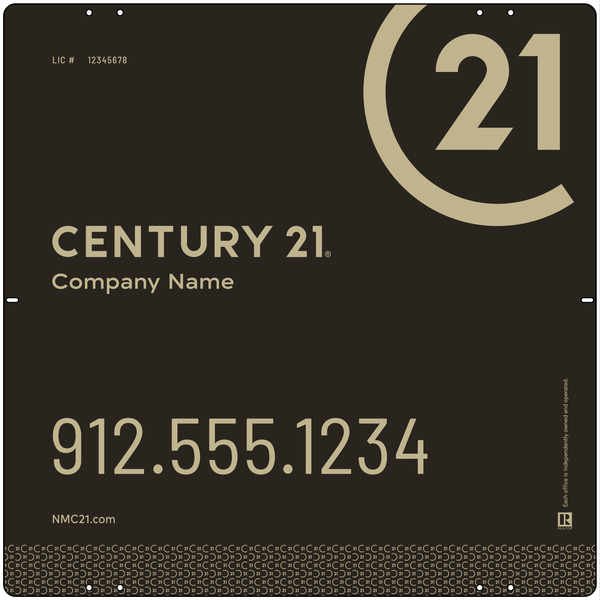 Aluminum Composite Yard Panel 24x24 DF - Century 21 | Lowen Sign