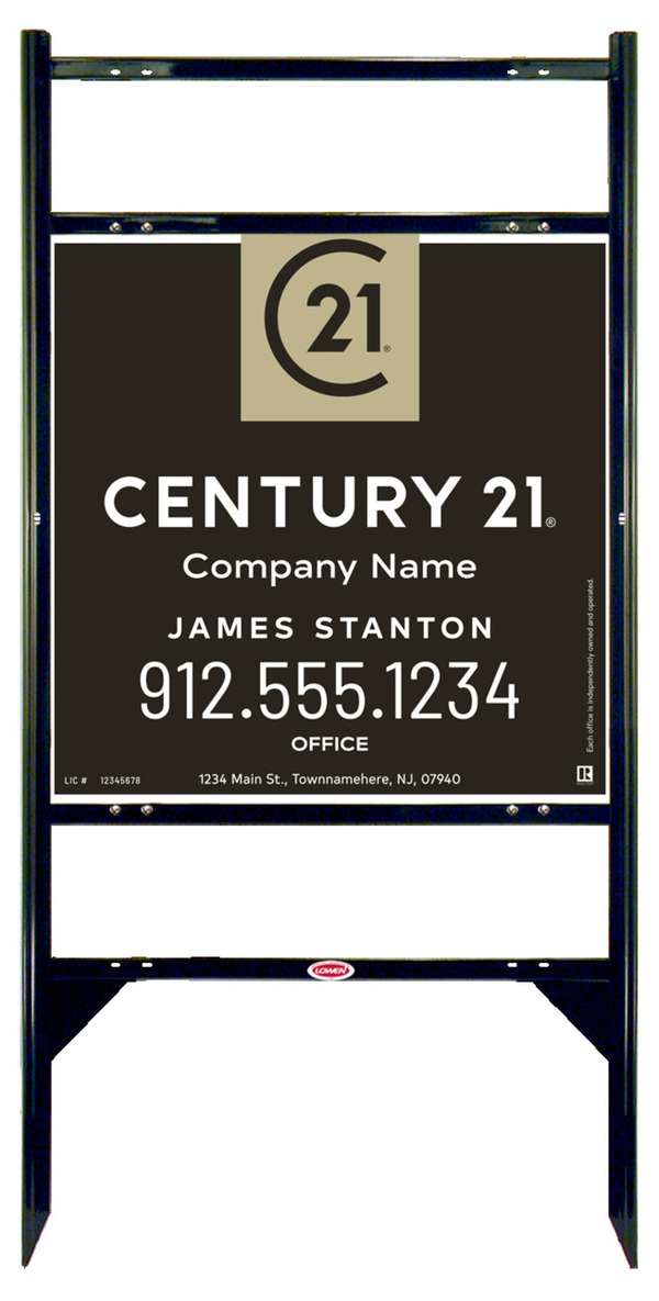 Thor Frame Unit 24x24 Aluminum Office - Century 21 | Lowen Sign