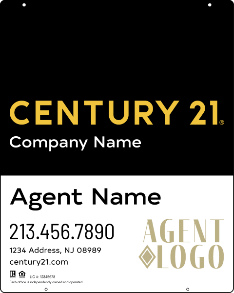 Steel Hanging Panel 30x24 DF - Century 21 | Lowen Sign