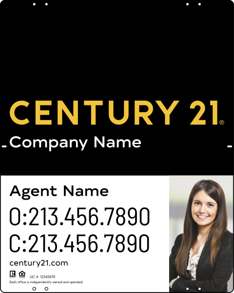 Steel Yard Sign Panel 30x24 DF - Century 21 | Lowen Sign