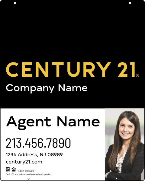 Steel Hanging Panel 30x24 DF - Century 21 | Lowen Sign