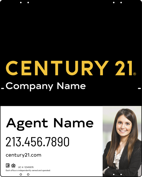 Steel Yard Sign Panel 30x24 DF - Century 21 | Lowen Sign