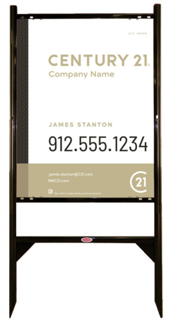 Gibraltar Frame Unit 30x24 Aluminum Composite Modern - Century 21 | Lowen Sign