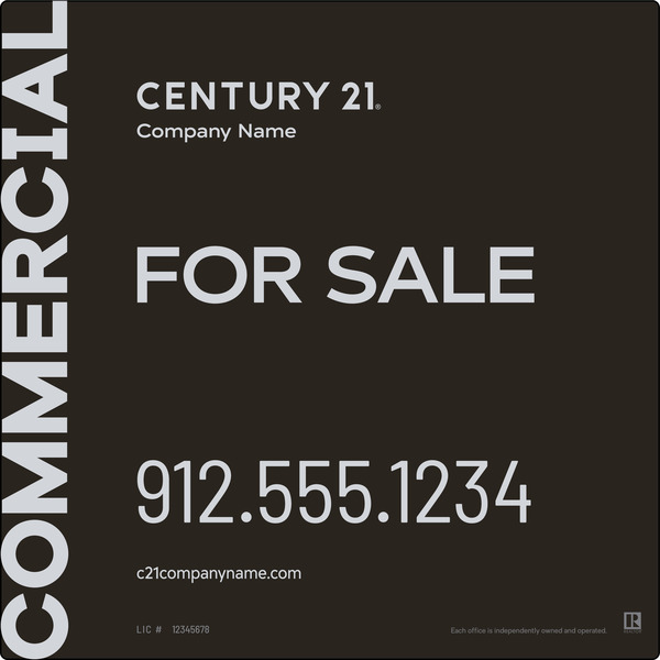 Century 21 Commercial Alumalite Panel 48x48 SF - C21 | Lowen Sign