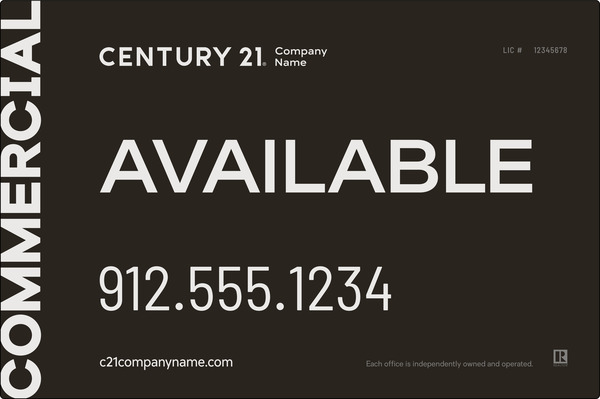 Century 21 Commercial Available Alumalite Panel 48x72 SF - C21