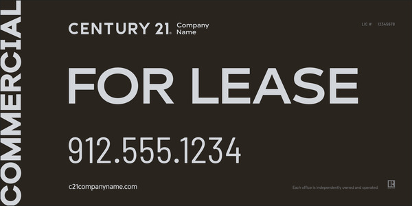 Century 21 Commercial For Lease Alumalite Panel 48x96 SF - C21
