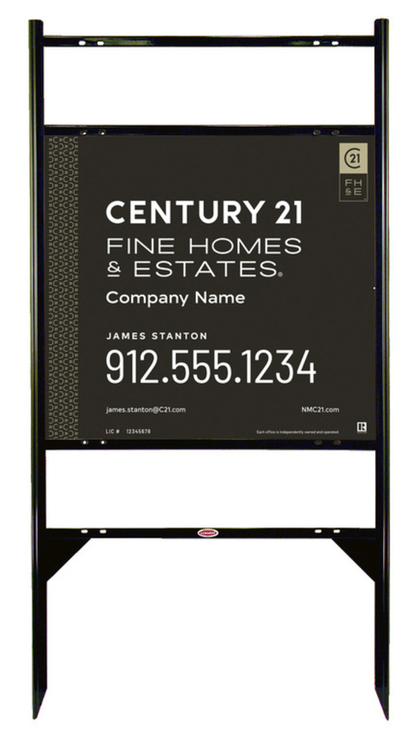 Thor Frame Unit 22x24 Aluminum Gold - Century 21 | Lowen Sign