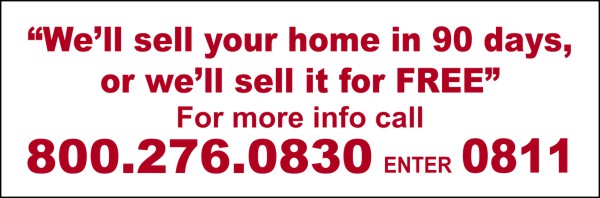 Real Estate Sign Rider, 24 GA Steel 8h x 24w