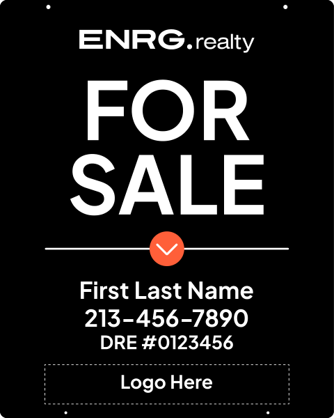 Agent For Sale Hanging Sign Panel, 30h x 24w, 3MM Aluminum Composite