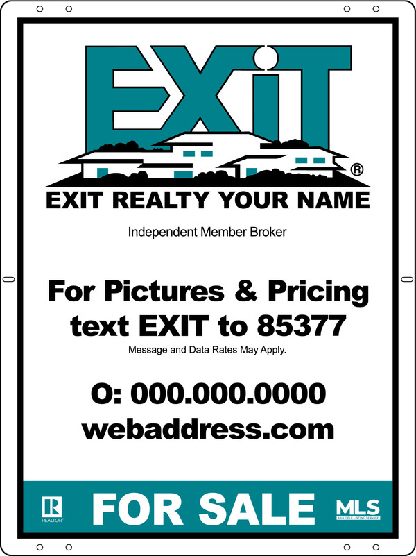 Sign Panel, 24h x 18w