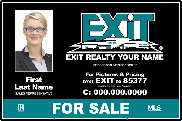 Hanging Photo Sign Panel, 24h x 36w