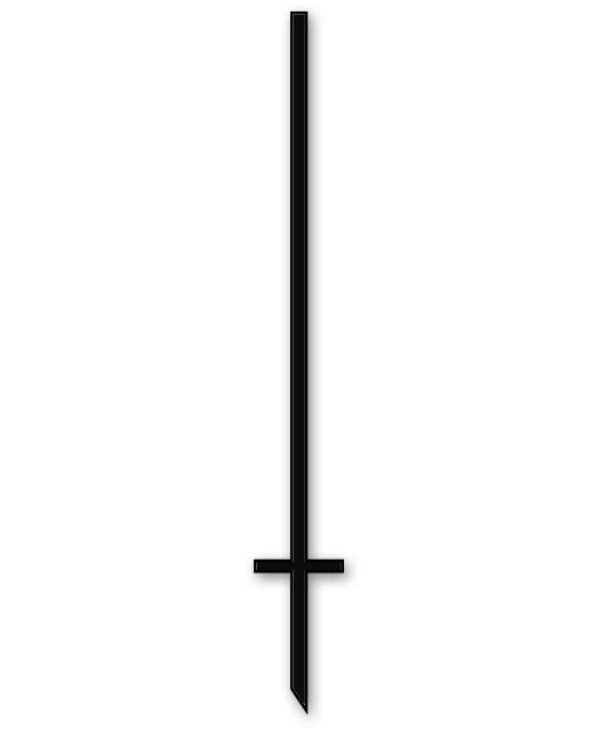 Real Estate Angle Iron Sign Stake, 48  - black