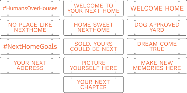 Novelty Sign Rider, 6h x 22w, 3mm Aluminum Composite