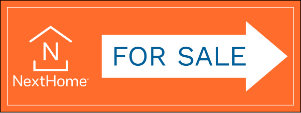 Directional For Sale Sign Panel, Corrugated 4mm, 9h x 24w