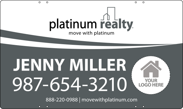 Team Logo Sign Panel, 18h x 30w, Steel