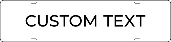 Custom Sign Rider, 6h x 24w, .040 Aluminum